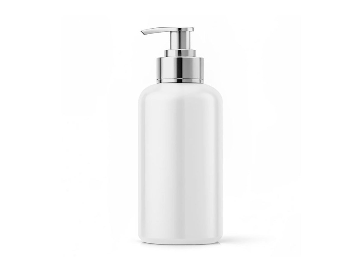 Body Lotion Bottle Mockup