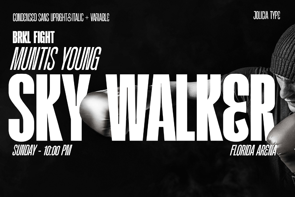 Kimotto Condensed - Sans Serif