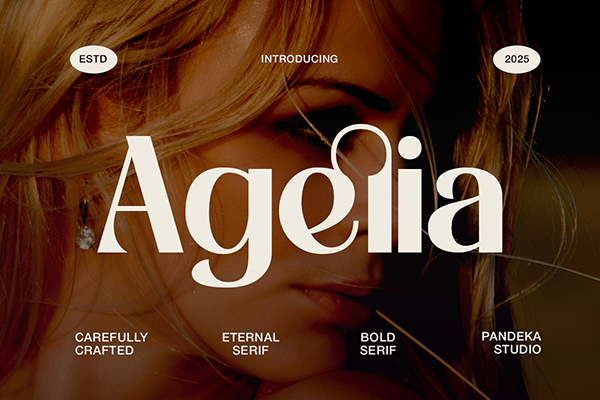 Agelia - Display Serif Font