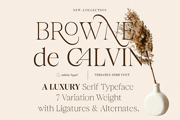 Browne de Calvin - Serif Font
