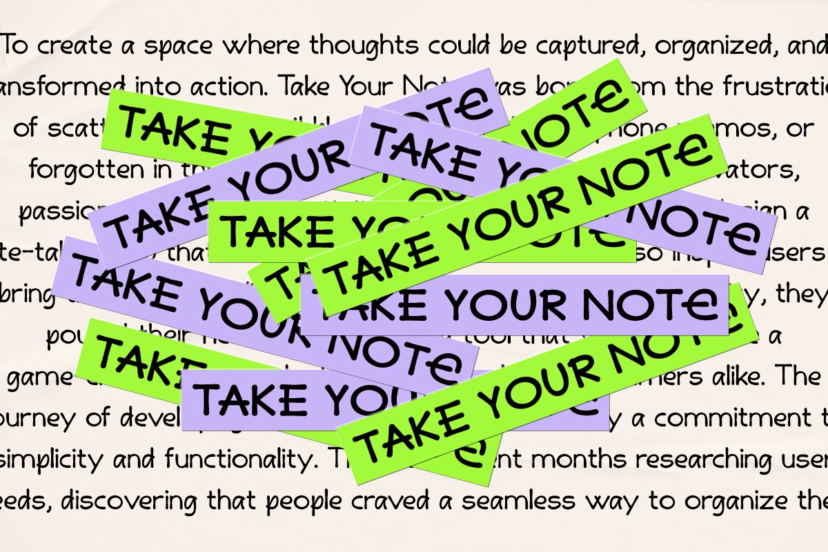 Banda Note - Handwritten Font