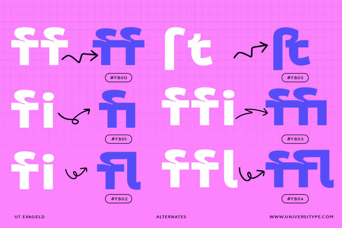 UT Exageld - Sexy Bold Sans