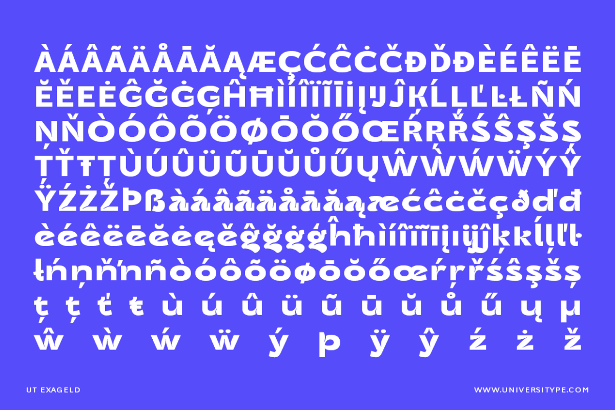 UT Exageld - Sexy Bold Sans