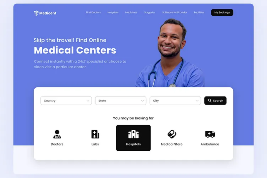 Medicent - Medical Center Finder