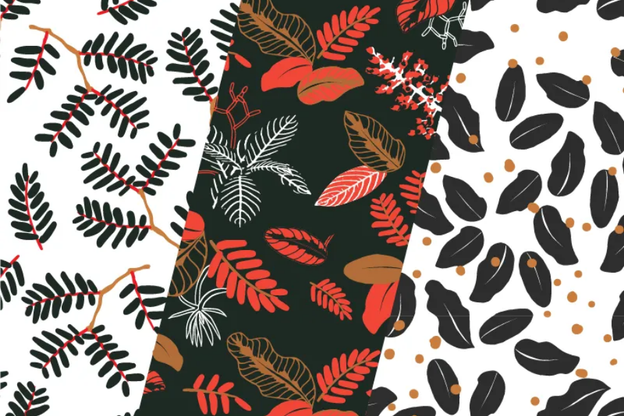 Floral & Leaf Patterns