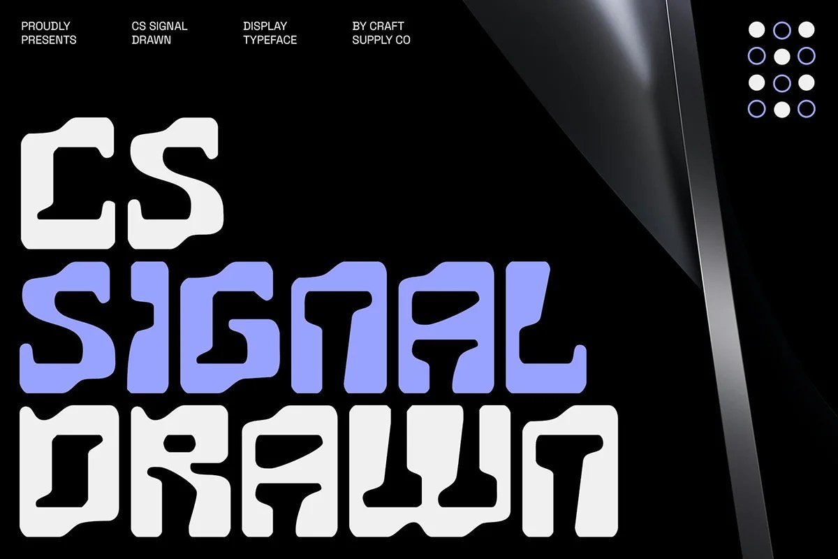 CS Signal Drawn Font