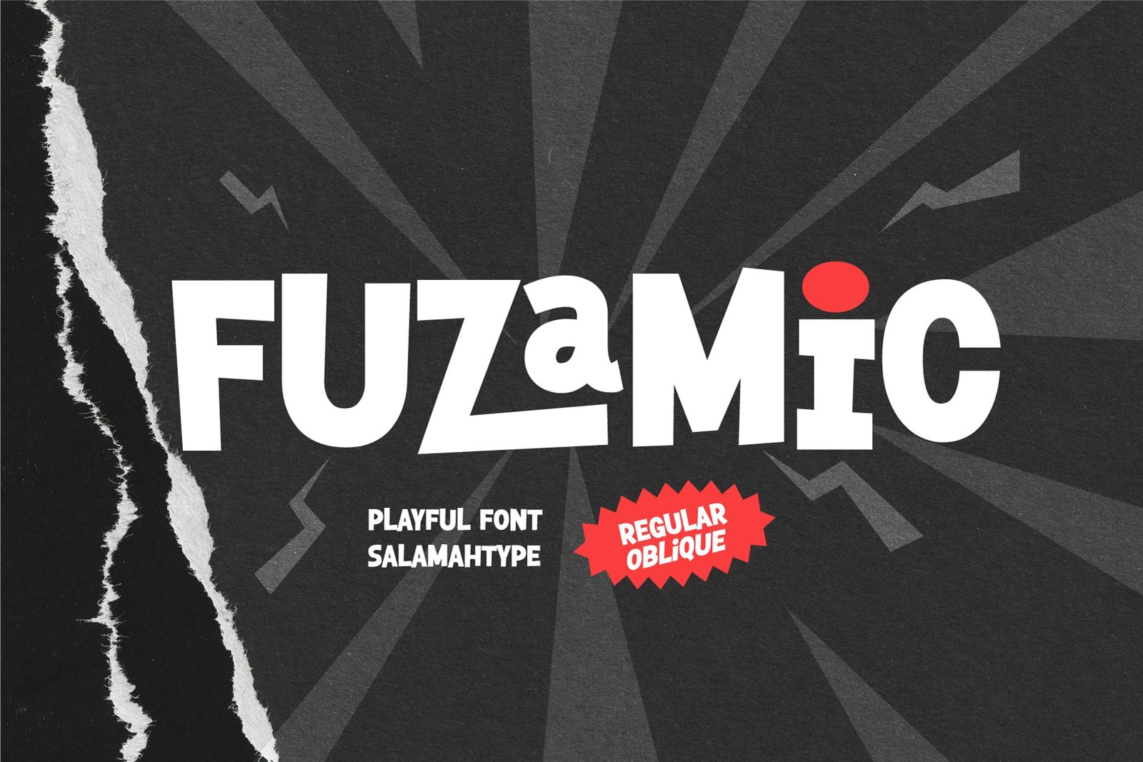 Fuzamic Playful Comic Font
